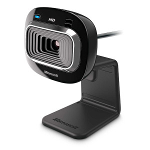 Microsoft LifeCam HD-3000, T3H-00012, 1 MP, 1280 x 720 pixels, USB 2.0 Black, Webcam