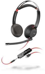 Poly Blackwire 5220 Wired Black Headset