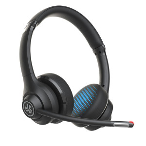 JLab Audio JLab GO Work PC, Mac, Mobile Wireless Headset - Black Wired & Wireless Black, Blue Headphones