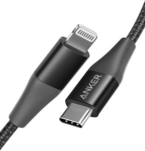 Anker A8652H11 lightning cable 0.9 m Black