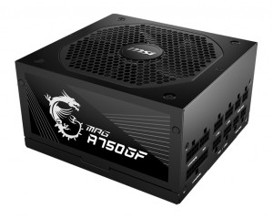 MSI MPG A750GF UK PSU '750W, 80 Plus Gold certified, Fully Modular, 100% Japanese Capacitor, Flat Cables, ATX Power Supply Unit, UK Powercord, Black, Support Latest GPU' 750 W Modular 80 PLUS Gold ATX Power Supply Unit