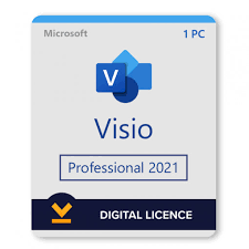 Microsoft Visio Professional 2021 1 license(s) Multilingual