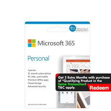 Microsoft Office 365 Personal, P2 Microsoft Volume License (MVL) 1 license(s) Office Suite Software