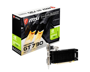 MSI N730K-2GD3H/LPV1 NVIDIA GeForce GT 730 2 GB GDDR3 Graphics Card