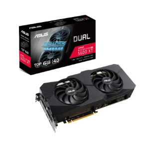 ASUS Dual -RX5600XT-T6G-EVO graphics card AMD Radeon RX 5600 XT 6 GB GDDR6 Graphics Card