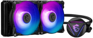 MSI MSI MAG CORELIQUID 240R V2 Liquid CPU Cooler '240mm Radiator, 2x 120mm ARGB PWM Fan, ARGB