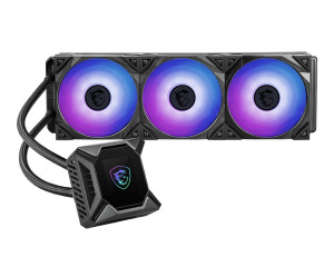 MSI MPG CORELIQUID K360 CPU AIO Cooler with LCD CPU Mount for Intel and AMD Platforms