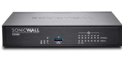 SonicWall TZ400 hardware firewall 1300 Mbit/s