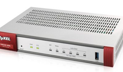 Zyxel ZyWALL USG20-VPN-EU0101F wired router Gigabit Ethernet Gray, Red