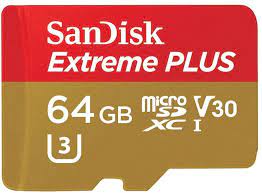 FC Extreme PLUS mSD 64GB & SD AD 200MB
