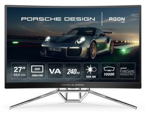 AOC PD27 27Inch 2K Ultra HD 240 Hz LED Monitor
