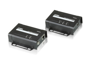 ATEN VE801 AV extender AV transmitter & receiver Black