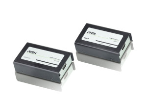 ATEN VE800A AV extender AV receiver Black
