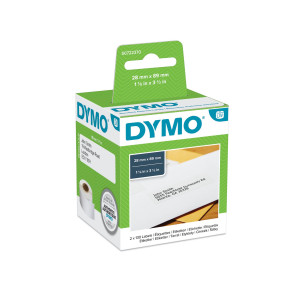Dymo Standard Address Labels - 28 x 89 mm - S0722370 Printer Label
