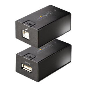 StarTech.com 150m (492ft) USB 2.0 Extender over Cat5e/Cat6 Ethernet Cable, Externally Powered USB Extender via RJ45/Network Cable, USB Over